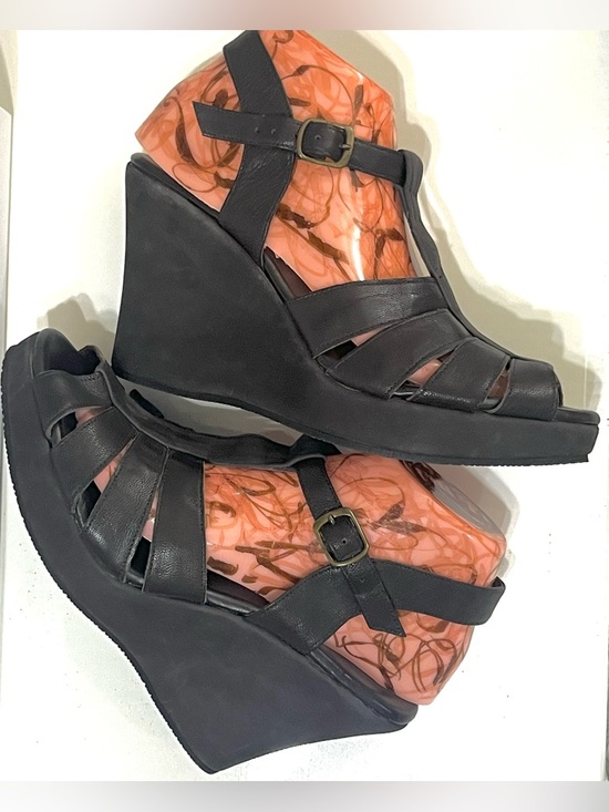 Cordani Calzature Wedge Platform Strappy Ankle Sandals size 8-8.5 main image 3